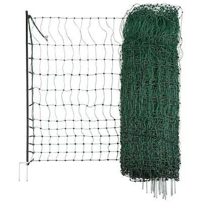 Hühnernetz 25 M, 106 Cm Doppelspitze, grün, Konstantstrom
