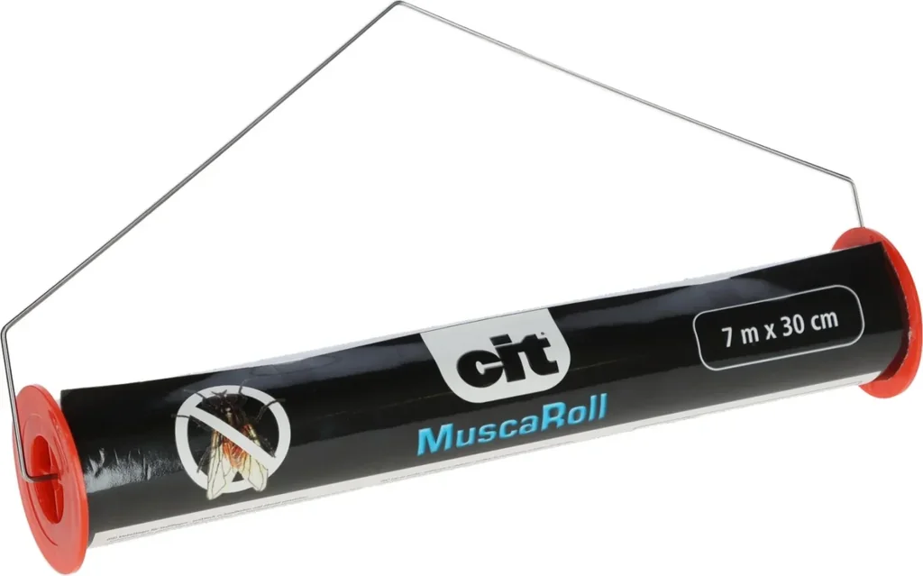 Fliegenrolle MuscaRoll, Metallhalter,  7 m x 30 cm