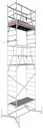 MONTO ClimTec Aluminium-ArbeitsGerüst, 2. Aufstockung, Arbeitshöhe ca. 7,00 m