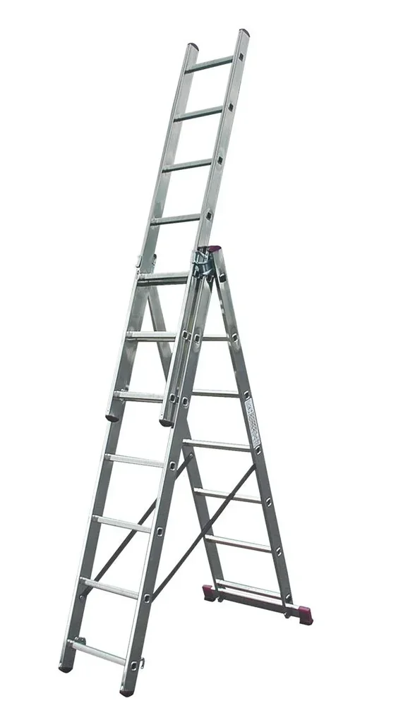 CORDA Vielzweckleiter, 3 x 9 Sprossen