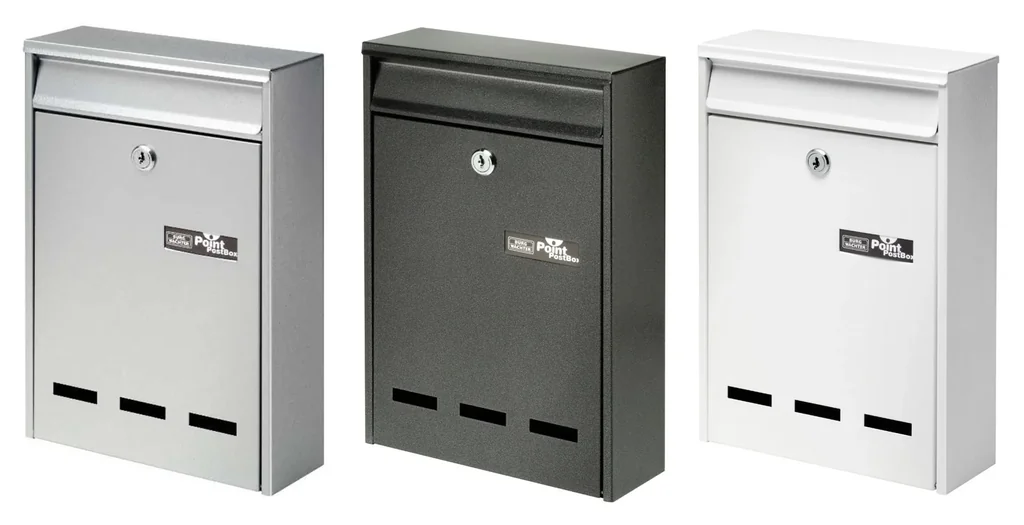 Briefkasten Stahl-lackiert Pocket 5871 Si silber
