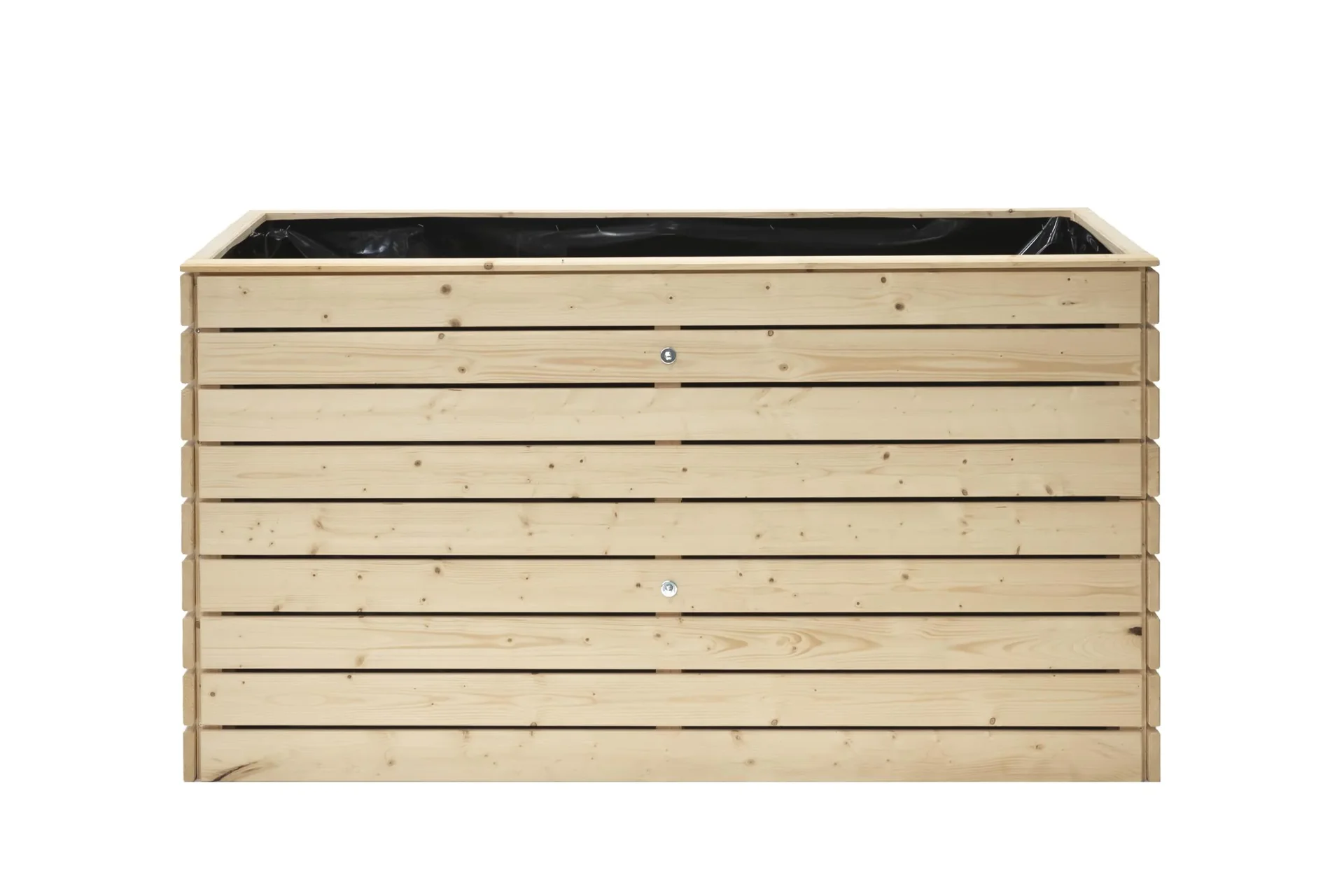 Westmann Hochbeet Asket XL, 160×70×90 cm, Natur – Fichtenholz, rückenschonend