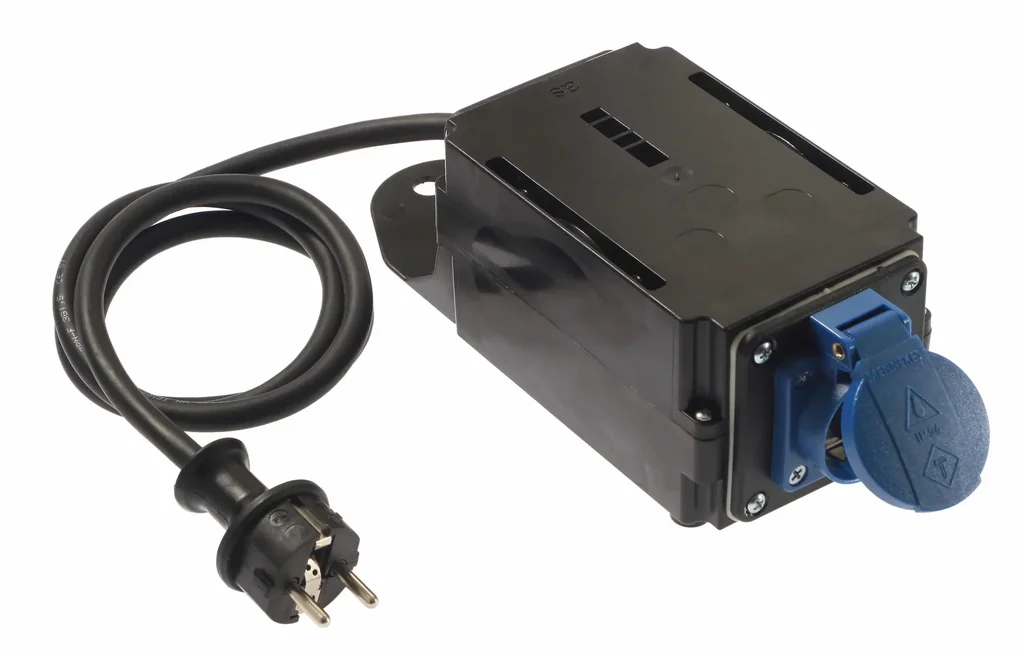 Einschaltstrombegrenzer Mixo Start 1,5m, 230V,16A, max. Belastbarkeit 3600W, Schutzkontaktsteckdose