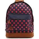 Rucksack All Polka Navy / Hellrot