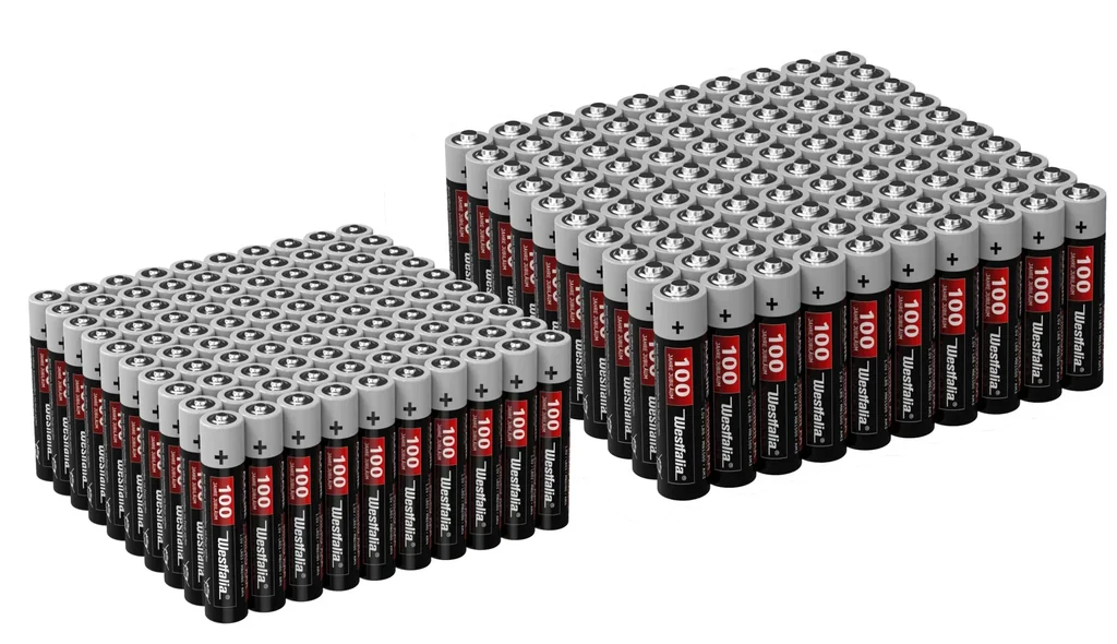 Red-Alkaline Micro (AAA) Batterien - 100 Stück