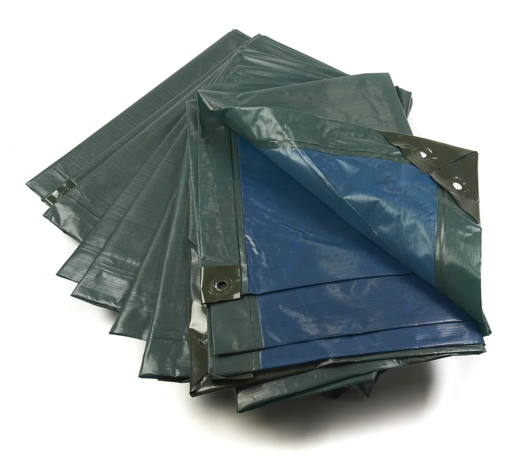 Abdeckplane, grün/blau, extrem stark 150 g/ m²,8 x 12 m