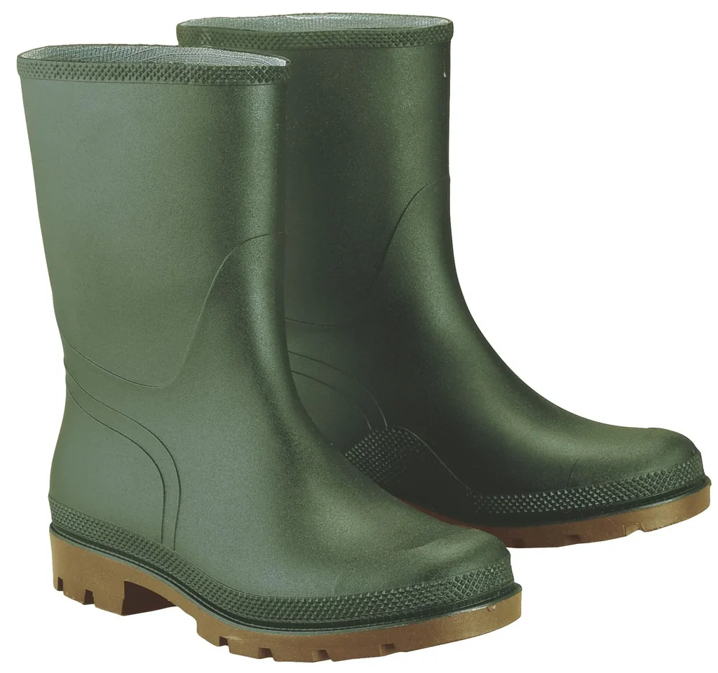 Regenstiefel aus PVC, halbhoch, Farbe grün, Gr.44
