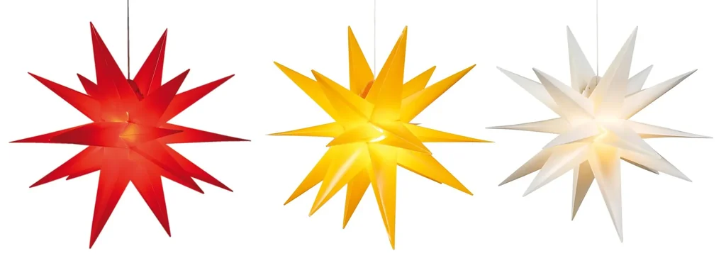LED Kunststoff Stern, weiß, ø 100 cm