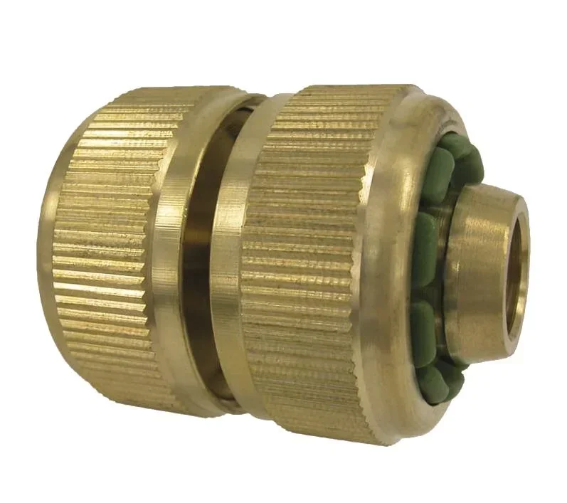 Stecksystem Schlauchverbinder/ Reparator 1/2" mit Klemmverschraubung Messing