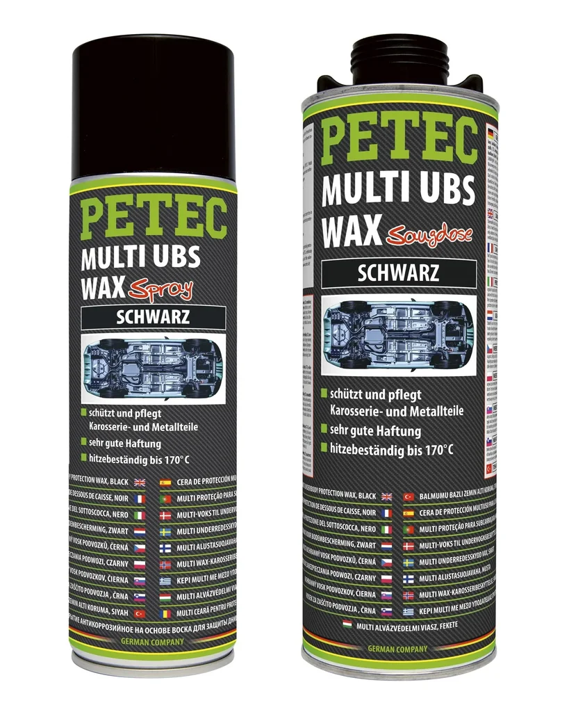 Multi Unterbodenschutz USB WAX-Spray - schwarz, 500 ml