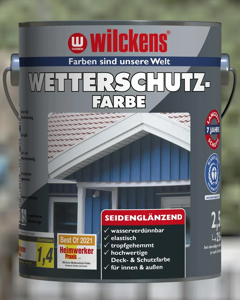 Wetterschutzfarbe Schokobraun, 2500 ml