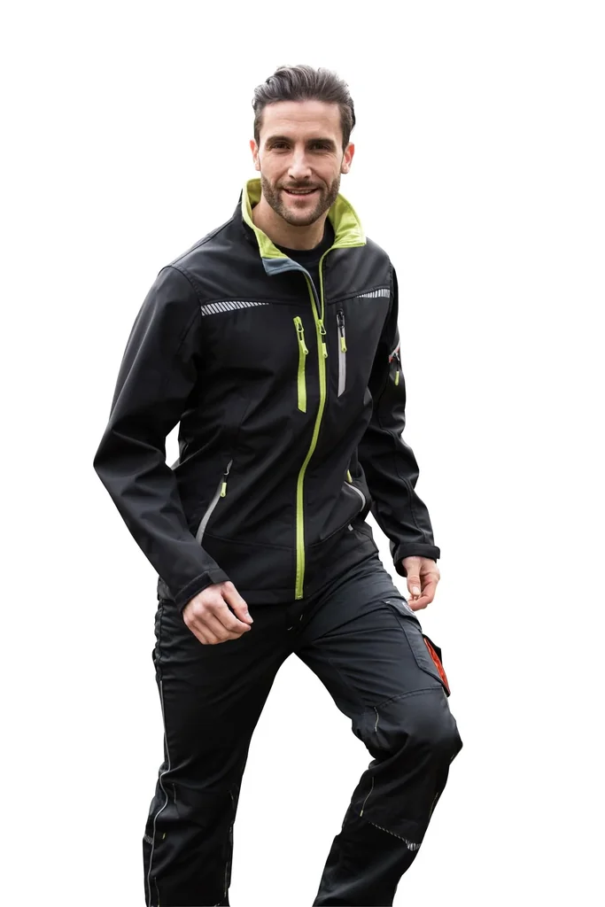 Softshelljacke, Farbe schwarz, Gr.L