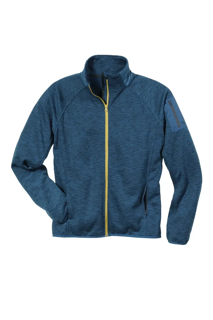 Strickjacke, Farbe blau-meliert, Gr.XL