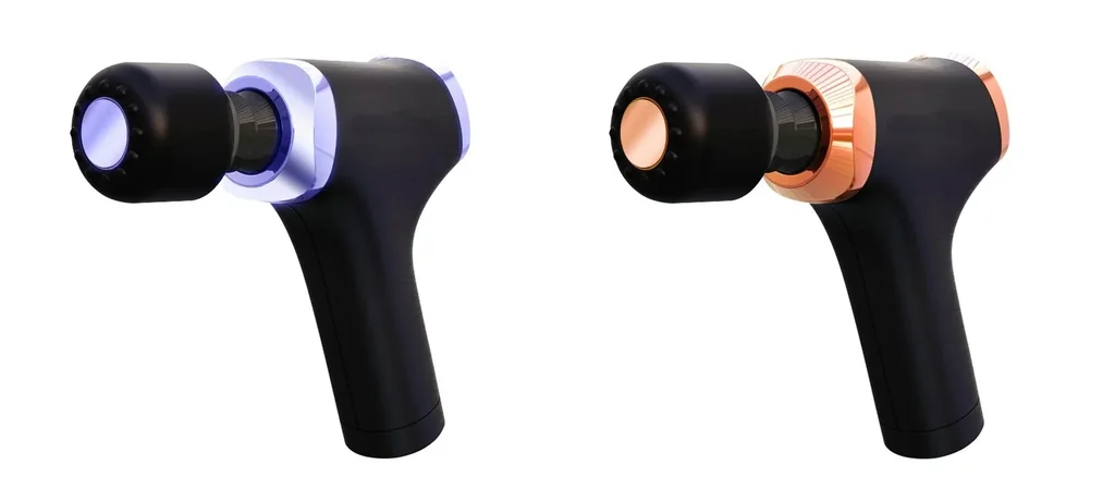 Massage Gun, schwarz / very peri
