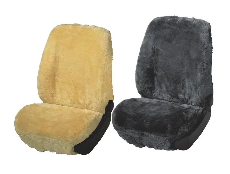 Autositzbezug Lammfell, Farbe beige - 1 Stück