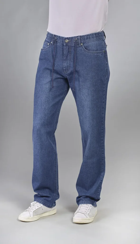 Jeans Traveller Fit, Farbe bluestone, Gr.52