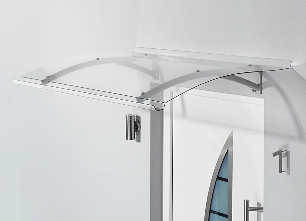 Pultvordach Typ PT Secco, 1500 x 900 x 220 mm, Edelstahl - 12 kg