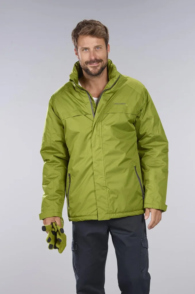 Funktionsjacke Farbe grün, atmungsaktiv, winddicht und wasserabweisend, Gr.M