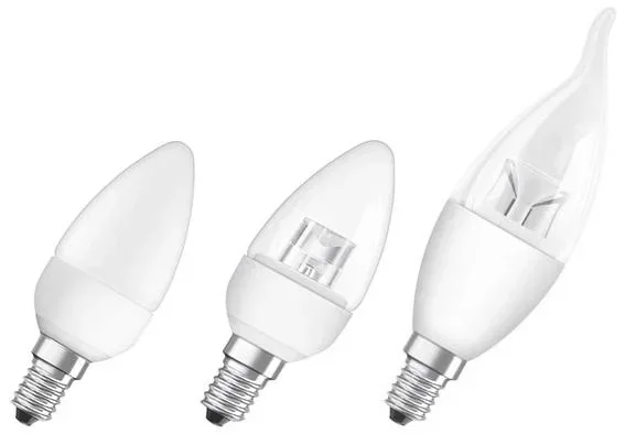 Kerzenlampe LED Star CLAS B40 mit 5,5 Watt, matt, E14, warmweiß