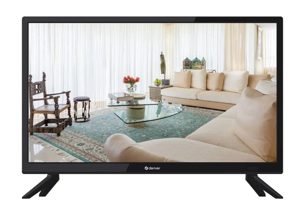 LED Fernseher 23,6" mit DVB-T2, DVB-S2 und DVB-C Tuner, CI+, USB Medien Wiedergabe