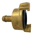 Schnellkupplung aus Messing, Tülle 360° drehbar, 3/4", Nockenweite 40 mm
