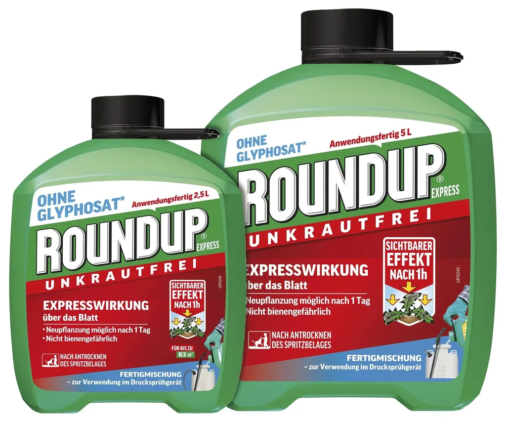 RoundUp Express, Unkrautmittel, 5 Liter