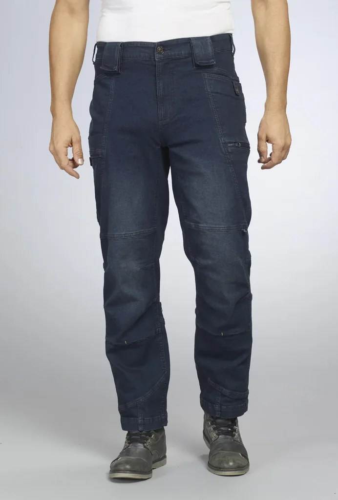 Arbeitsjeans mit Stretch, Farbe jeansblau, Gr.48