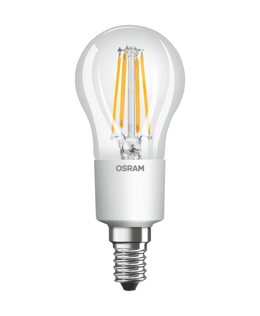 LED STAR FILAMENT Tropfenlampe mit 6,5 Watt, E14, warmweiß, klar