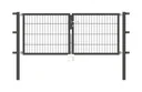 Doppeltor Flexo mit Zubehör, anthrazit, Breite 200 cm, Höhe 100 cm, PF: 60x60 cm