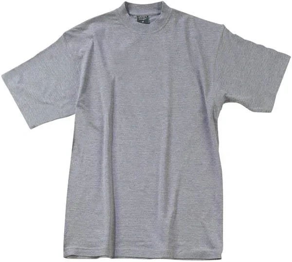 Big Size T-Shirt, silbergrau Gr.3XL