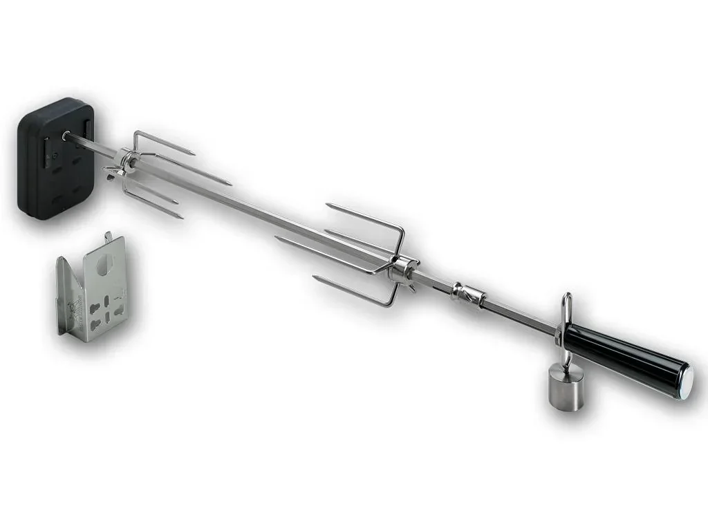Rotisserie Set mit Batteriemotor - für: 57 + 60 cm Kugelgrill für Smokin# PizzaRing