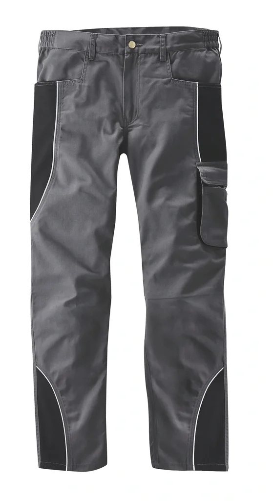 Bundhose mit Reflektorpaspel, Farbe anthrazit/schwarz, Gr.50