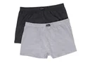 Retroshorts im 2er Set, hellgrau/dunkelgrau, Gr.9