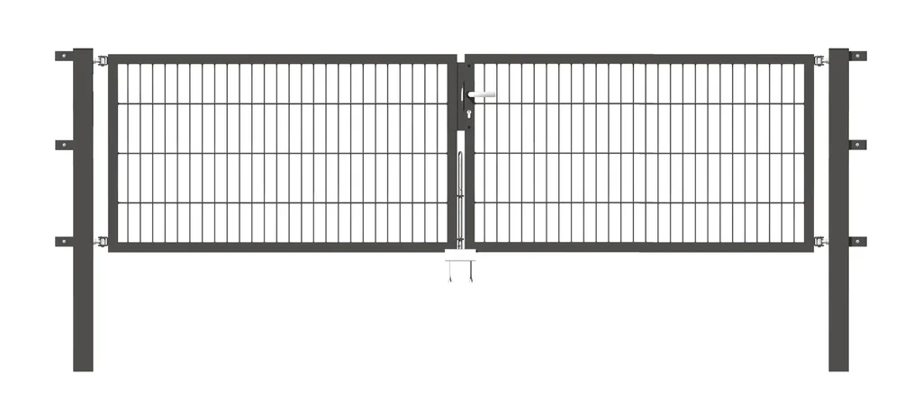 Doppeltor-Set Flexo inkl. Pfosten 3 x 1 m anthrazit