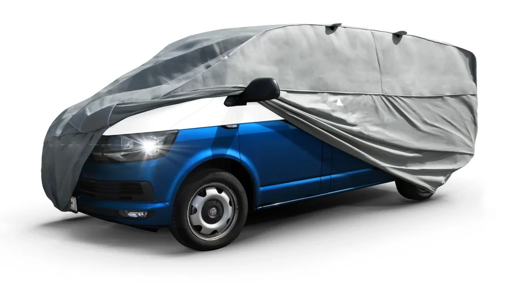 Bus Hagelschutzplane Hybrid UV Protect, Transporter-Hagelschutzgarage Größe XL