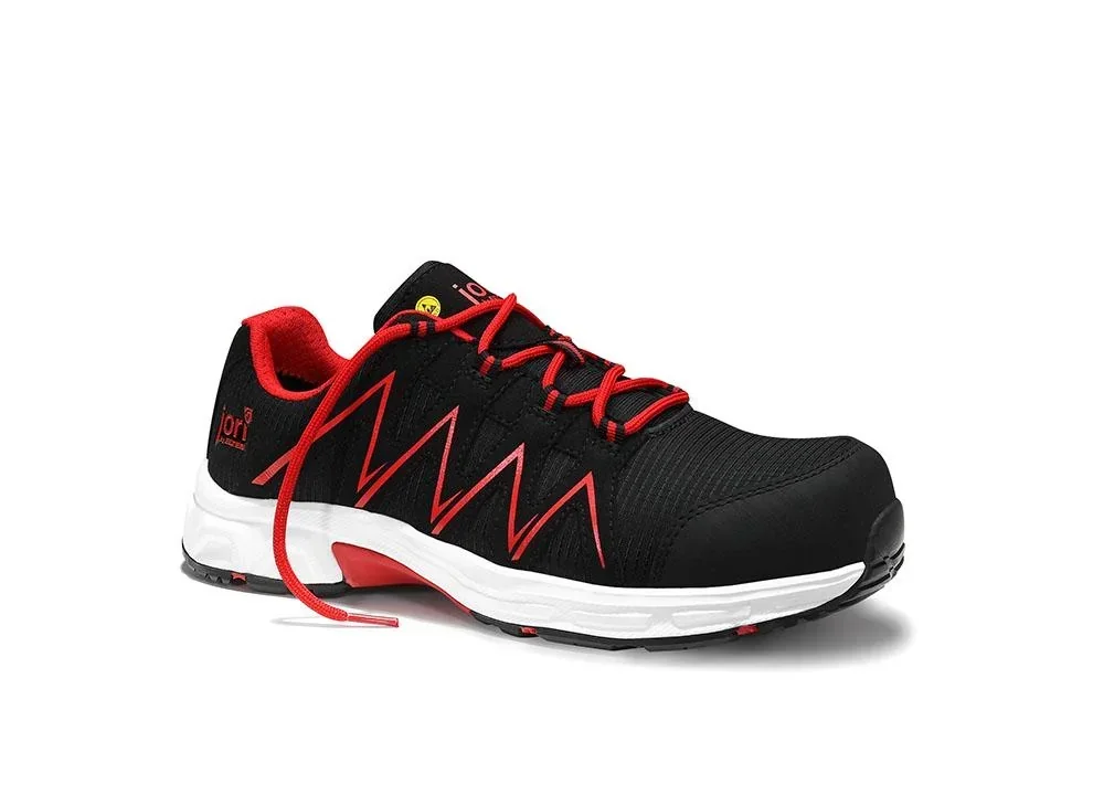 jo_SPEEDY black-red Low ESD S3 Sicherheitshalbschuh Gr. 48