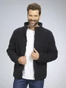 Berber Fleecejacke, Farbe schwarz, Gr.2XL