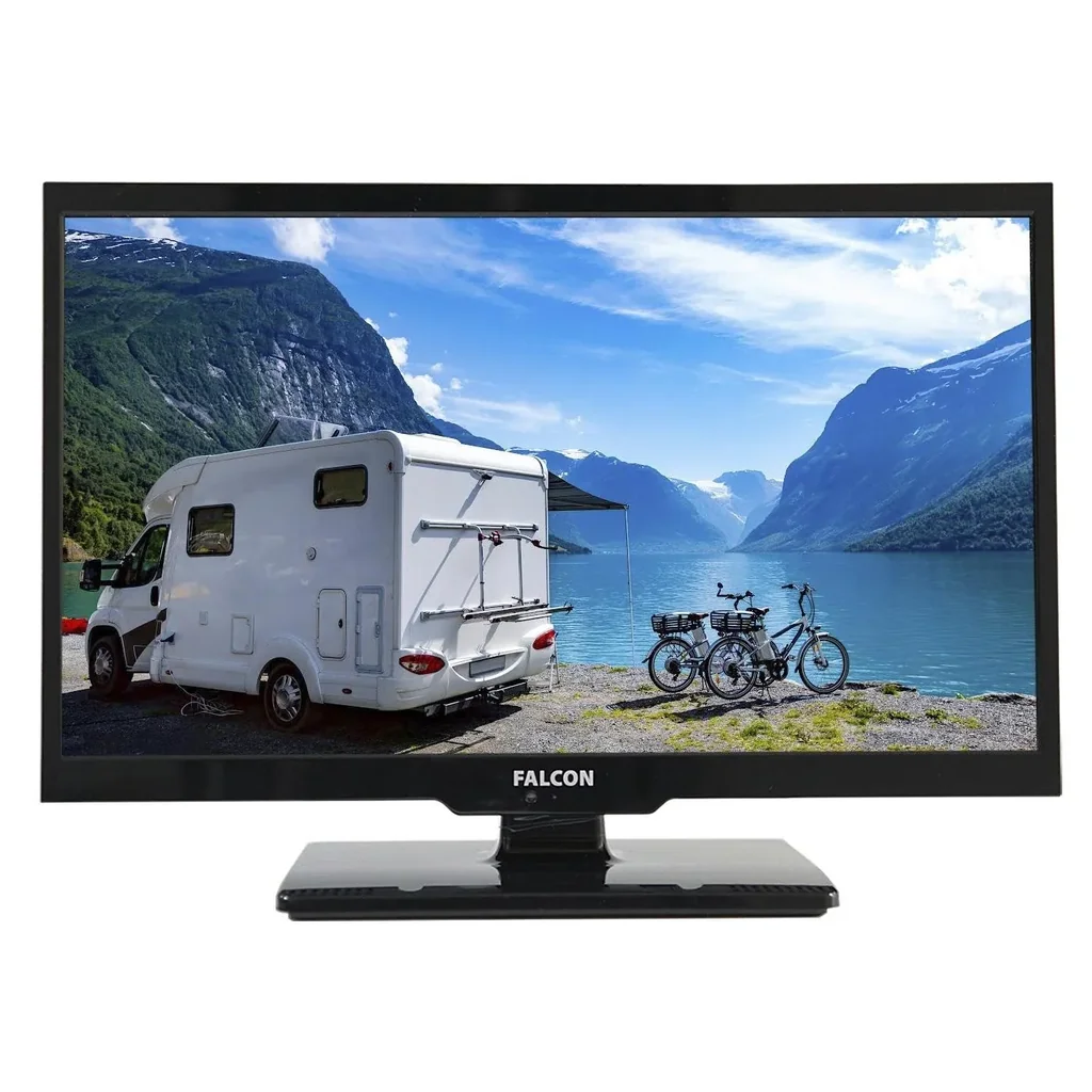 22 Zoll LED TV mit DVD Player, 12/24 und 230 Volt