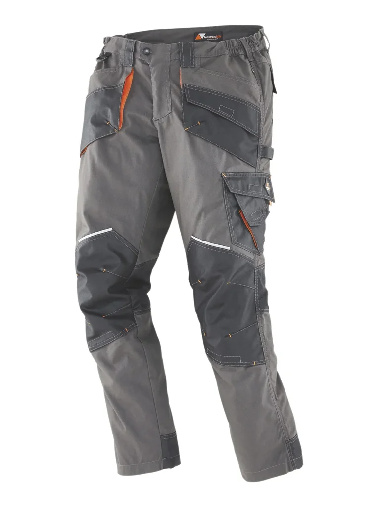 Bundhose, Farbe grau/schwarz, Gr.56