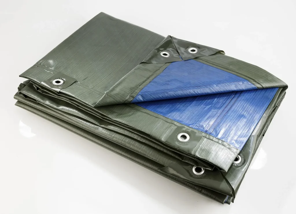 Abdeckplane, grün/blau, super stark 250 g/ m²,8 x 12 m