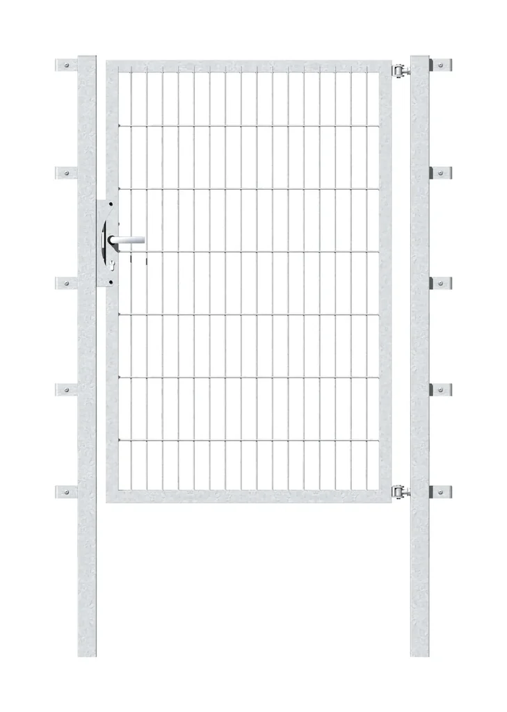 Einzeltor Flexo mit Zubehör, feuerverzinkt, Breite 100 cm, Höhe 120 cm