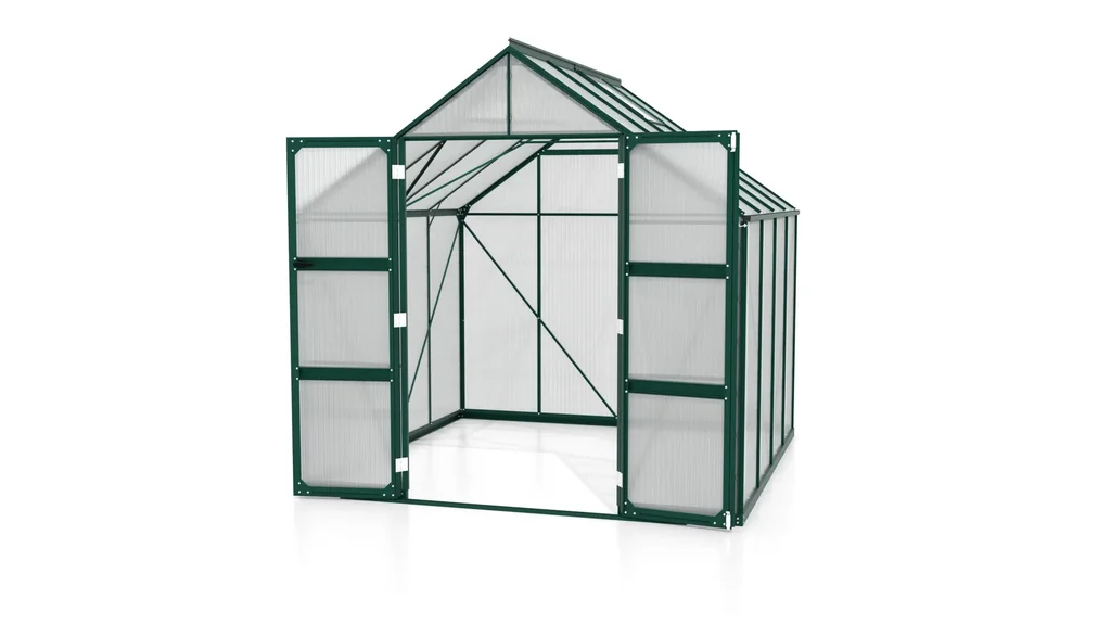 Gewächshaus Domus 6700 HKP 6 mm, Farbe smaragd