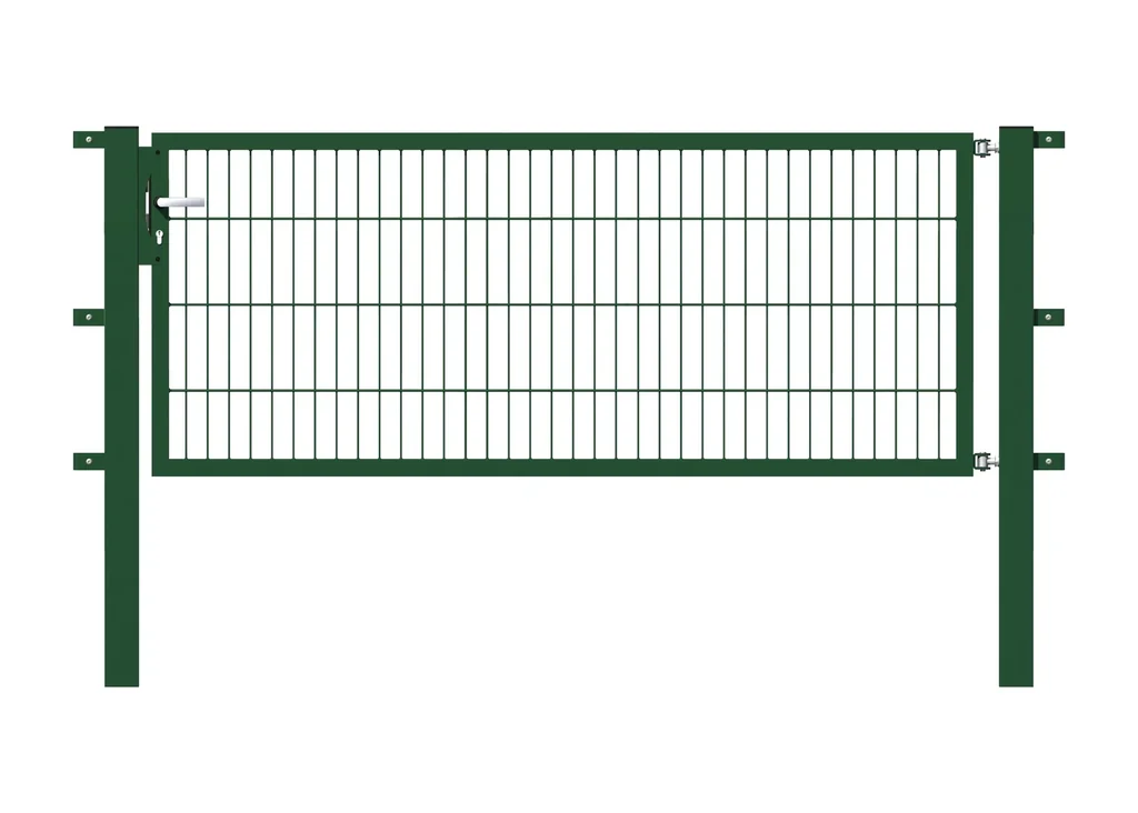 Einzeltor Flexo mit Zubehör, grün/ Breite 200 cm, Höhe 80 cm