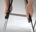 Arbeitsböcke, klappbar, höhenverstellbar, 2-er Set