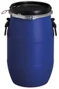 Kunststoff Fass mit Deckel, Spannring und Tragegriffen, PE, 30 l