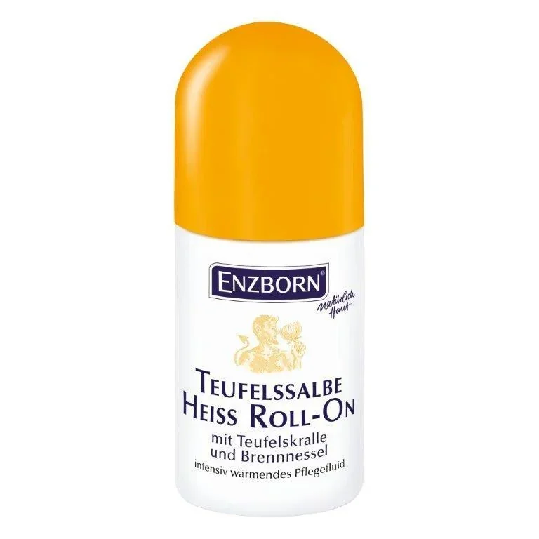 Teufelssalbe, Heiss, mit Teufelskralle + Brennnessel, Roll-On, 50 ml