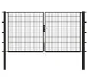 Doppeltor Flexo mit Zubehör, anthrazit, Breite 400 cm, Höhe 140 cm, PF: 8 x 8 cm
