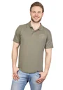 Poloshirt mit Knopfleiste, Farbe khaki, Gr. XL