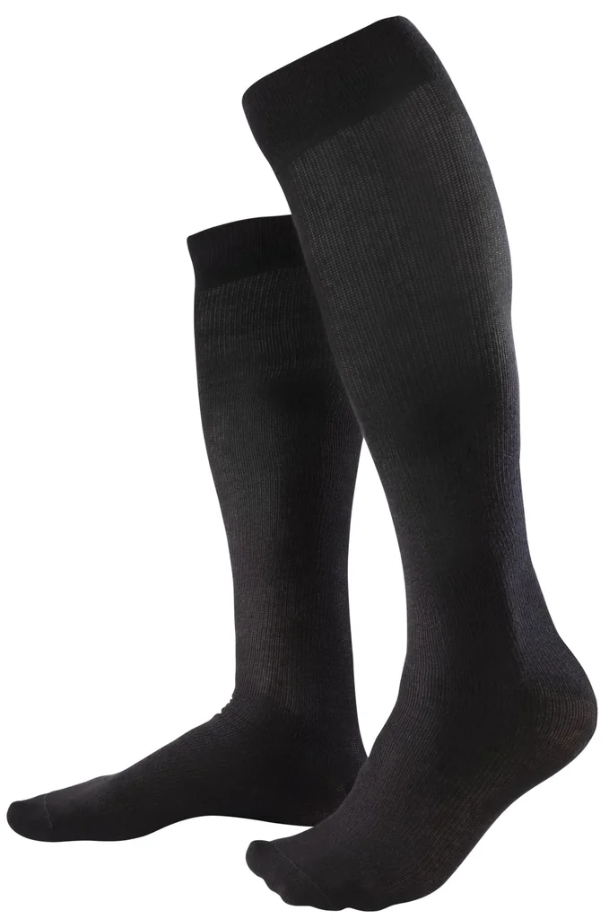 Kompressionskniestrumpf, Farbe schwarz, Gr.39/42