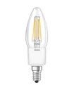 LED SUPERSTAR FILAMENT Tropfenlampe mit 6,5 Watt, E14, warmweiß, klar